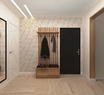Интерьер прихожей с проходной в современном стиле смотреть на Basicdecor