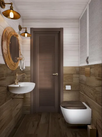 Интерьер ванной  смотреть на Basicdecor