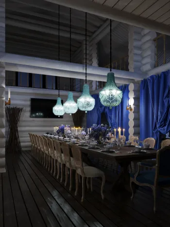Интерьер столовой  смотреть на Basicdecor