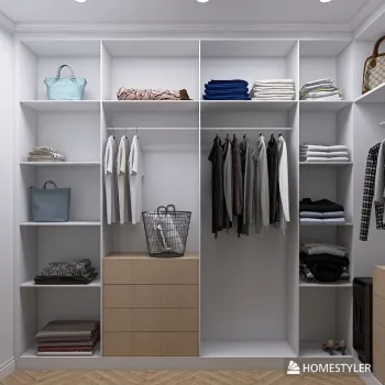 Интерьер гардеробной  смотреть на Basicdecor