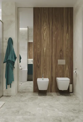 Интерьер ванной  смотреть на Basicdecor