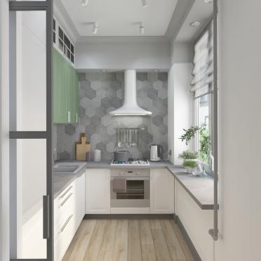 Интерьер кухни в неоклассике смотреть на Basicdecor