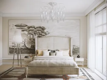 Интерьер спальни  смотреть на Basicdecor