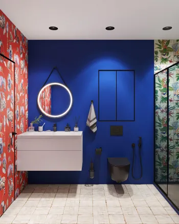Интерьер ванной  смотреть на Basicdecor