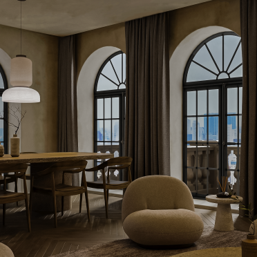 Интерьер столовой  смотреть на Basicdecor