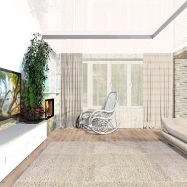 Интерьер с проходной  смотреть на Basicdecor