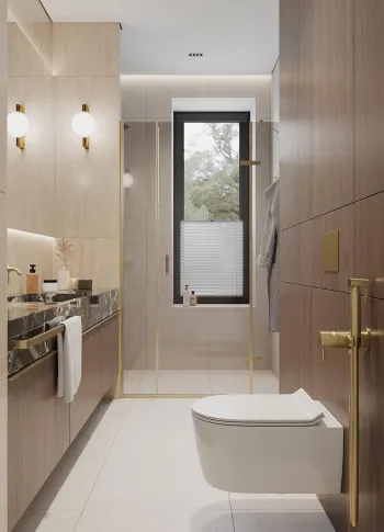Интерьер ванной  смотреть на Basicdecor