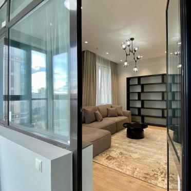 Интерьер балкона с балконом и проемом  смотреть на Basicdecor