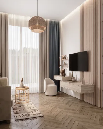 Интерьер гостиной  смотреть на Basicdecor