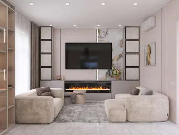 Интерьер гостиной  смотреть на Basicdecor
