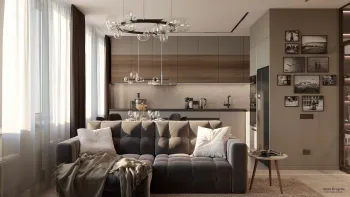 Интерьер гостиной  смотреть на Basicdecor