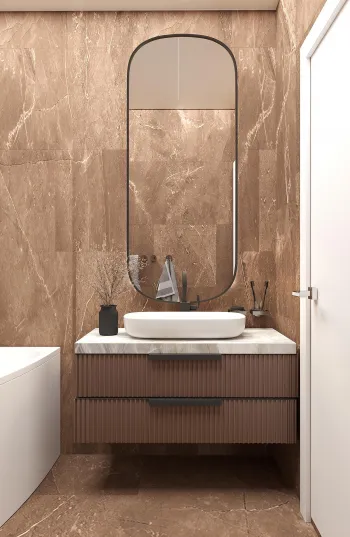 Интерьер ванной  смотреть на Basicdecor
