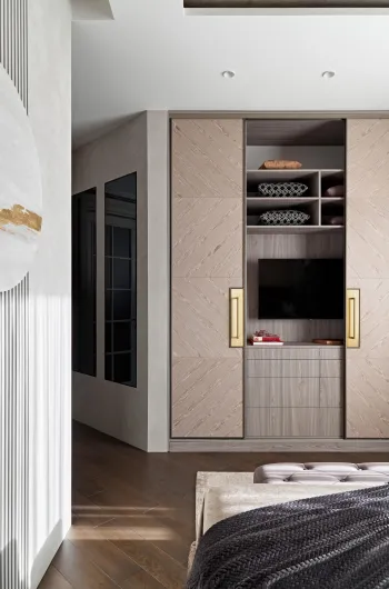 Интерьер спальни в стиле фьюжн смотреть на Basicdecor