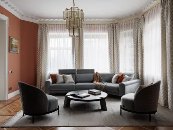 Интерьер гостиной  смотреть на Basicdecor