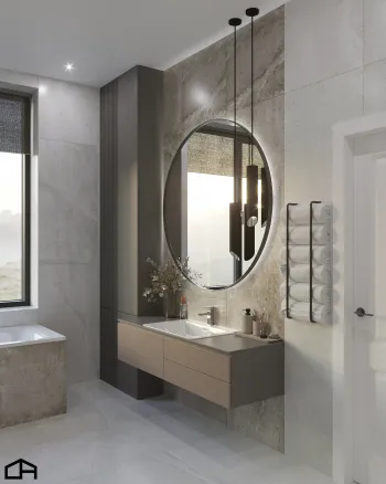 Интерьер ванной  смотреть на Basicdecor
