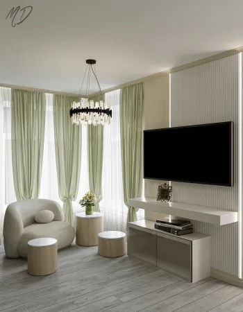Интерьер гостиной  смотреть на Basicdecor