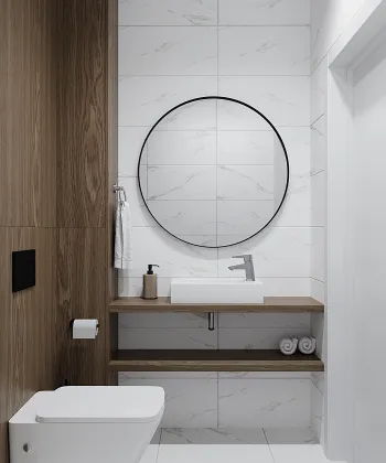 Интерьер ванной  смотреть на Basicdecor