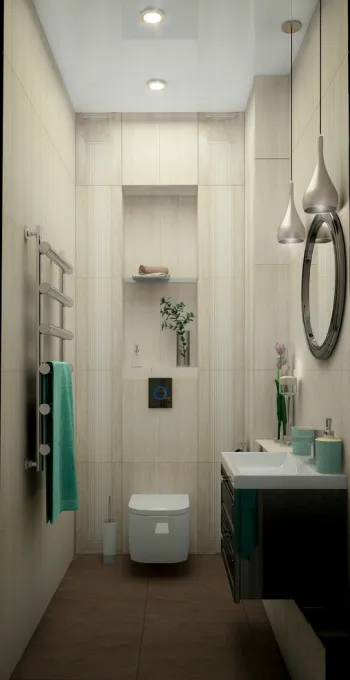 Интерьер ванной в неоклассике смотреть на Basicdecor