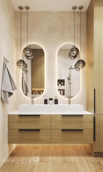 Интерьер ванной  смотреть на Basicdecor