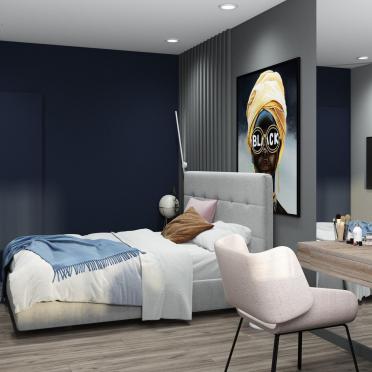 Интерьер спальни  смотреть на Basicdecor
