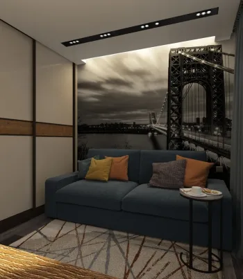 Интерьер балкона в современном стиле смотреть на Basicdecor