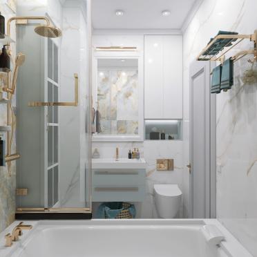 Интерьер ванной  смотреть на Basicdecor