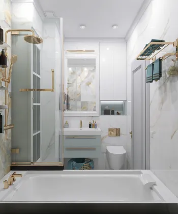 Интерьер ванной  смотреть на Basicdecor