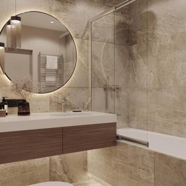 Интерьер ванной  смотреть на Basicdecor