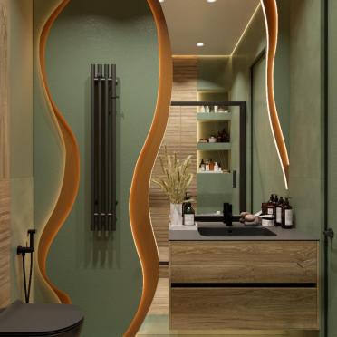 Интерьер ванной  смотреть на Basicdecor