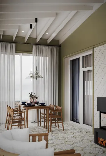 Интерьер столовой  смотреть на Basicdecor