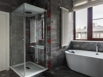 Интерьер ванной в современном стиле смотреть на Basicdecor