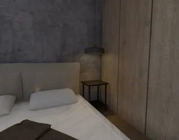 Интерьер спальни cветильниками над кроватью  смотреть на Basicdecor