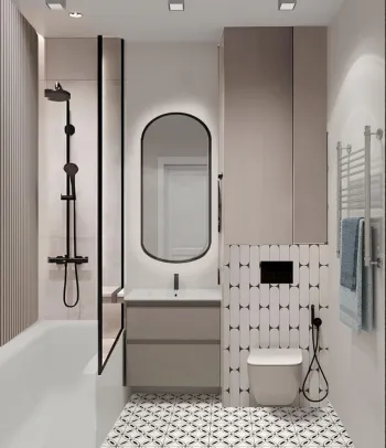Интерьер ванной  смотреть на Basicdecor