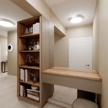 Интерьер c рабочим местом и ресепшном  смотреть на Basicdecor