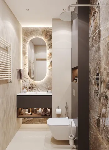 Интерьер ванной  смотреть на Basicdecor