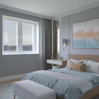 Интерьер спальни  смотреть на Basicdecor