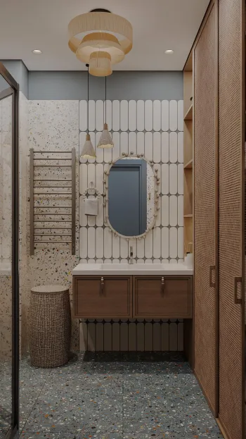 Интерьер ванной в стиле кантри смотреть на Basicdecor