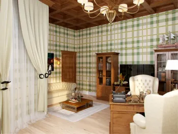 Интерьер кабинета  смотреть на Basicdecor