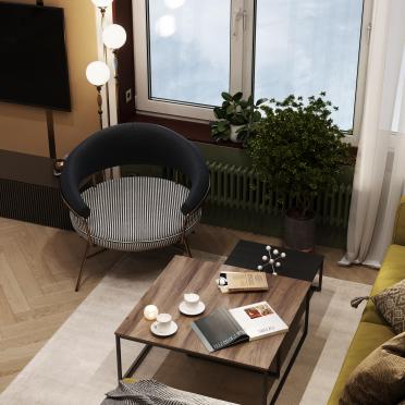 Интерьер гостиной  смотреть на Basicdecor