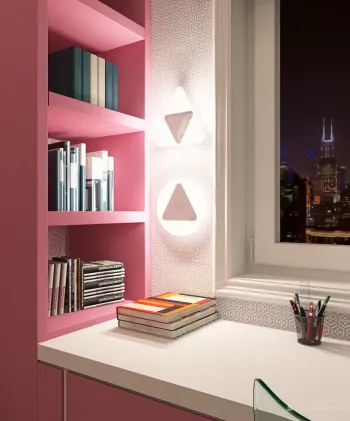 Интерьер c рабочим местом в современном стиле смотреть на Basicdecor