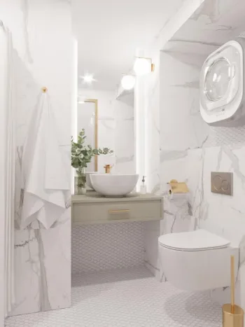 Интерьер ванной  смотреть на Basicdecor