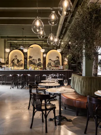 Интерьер кафе и ресторана с барной стойкой в итальянском смотреть на Basicdecor