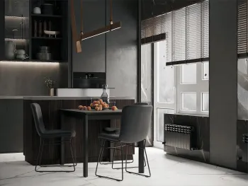 Интерьер кухни в современном стиле смотреть на Basicdecor