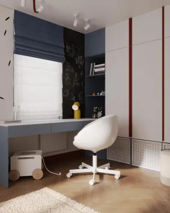 Интерьер детской с для мальчика  смотреть на Basicdecor