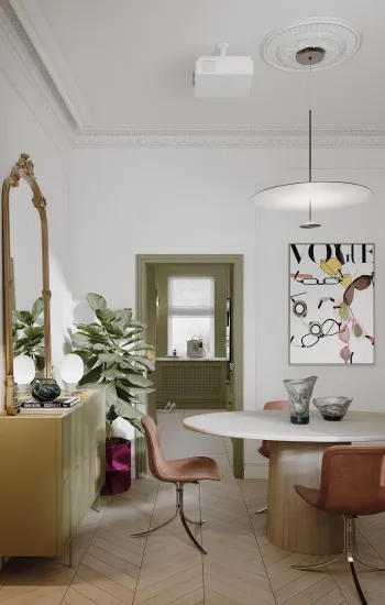 Интерьер столовой  смотреть на Basicdecor