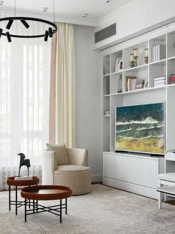 Интерьер гостиной  смотреть на Basicdecor
