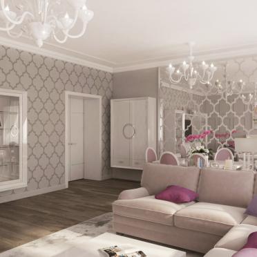 Интерьер гостиной в современном стиле смотреть на Basicdecor