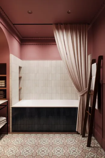 Интерьер ванной  смотреть на Basicdecor