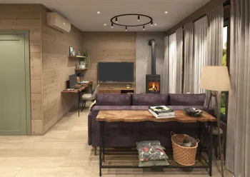 Интерьер гостиной  смотреть на Basicdecor
