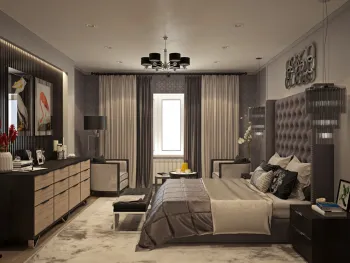 Интерьер спальни  смотреть на Basicdecor